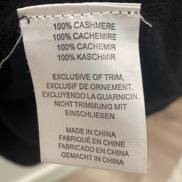 Minnie Rose black cashmere sweater M - Picture 5 of 5